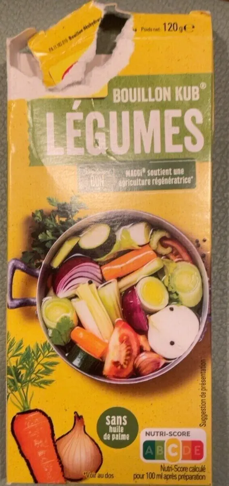 Bouillon KUB legumes