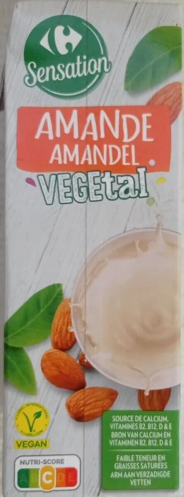 Lait amande végétal