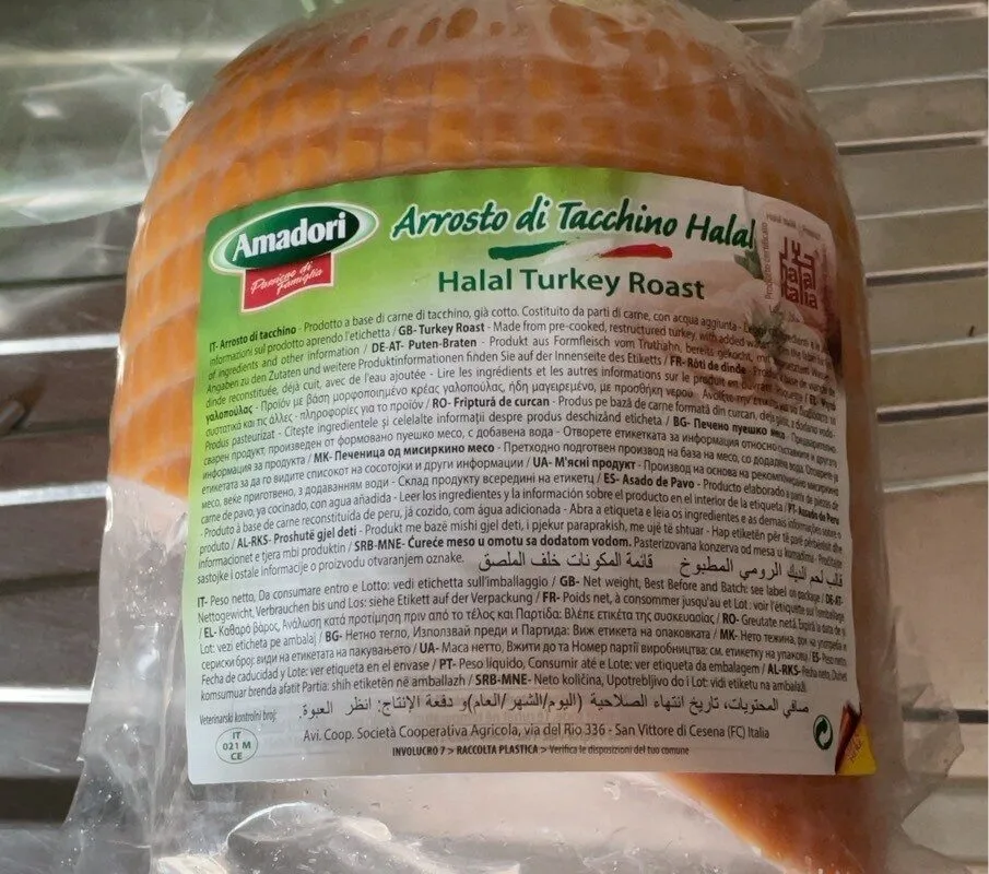 Arrosto di tacchino Halal