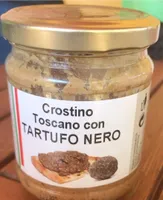 Crostino toscano con tartufo nero
