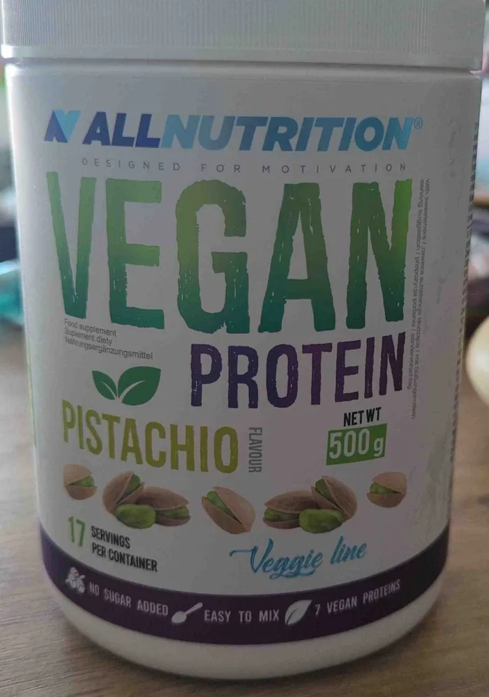 Pistachio vegan protein