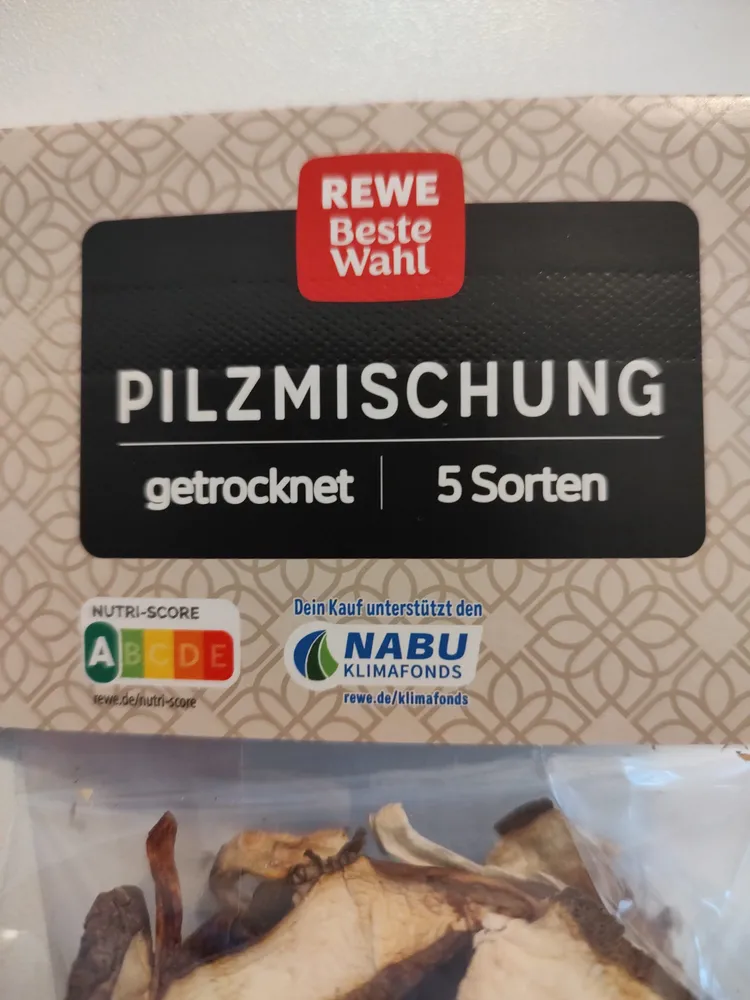 Pilzmischung getrocknet