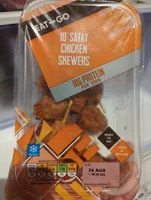 satay chicken skewers