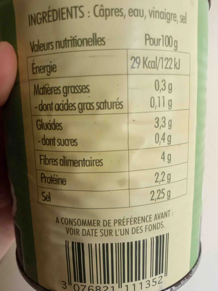 Câpres fines