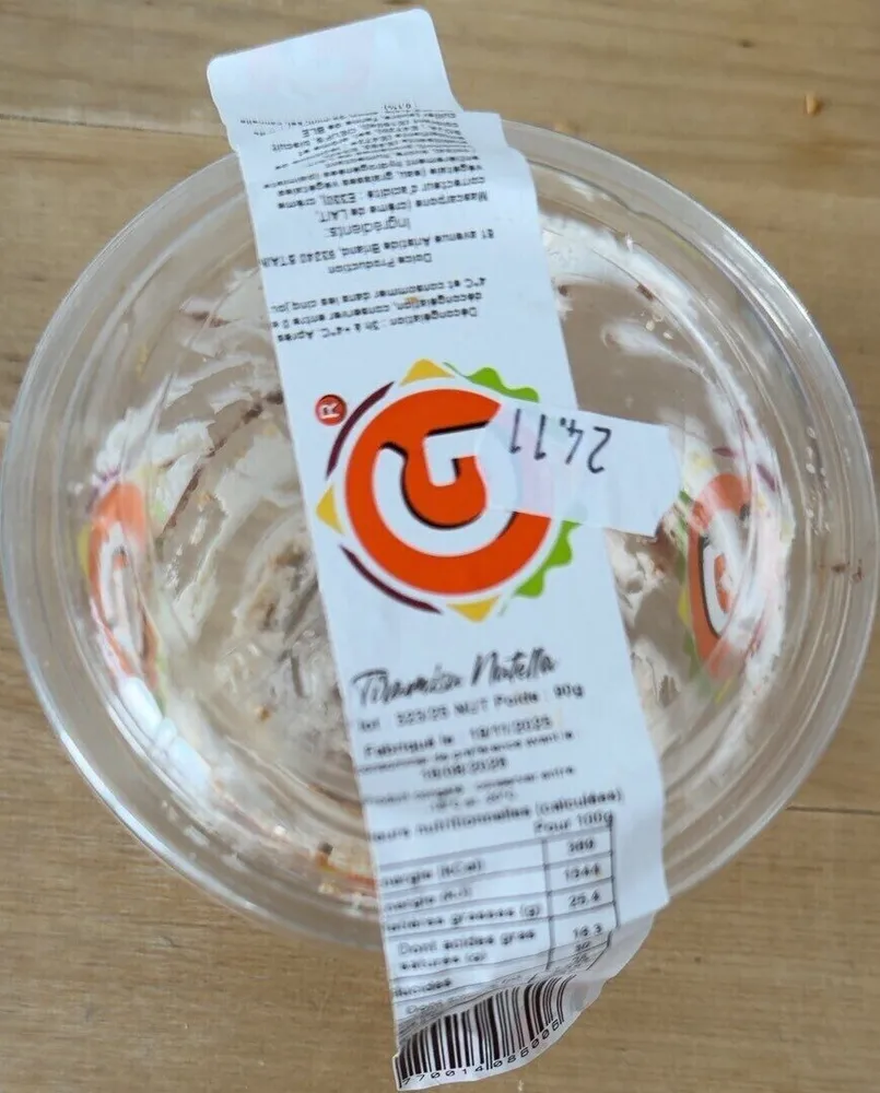 Tiramisu Nutella