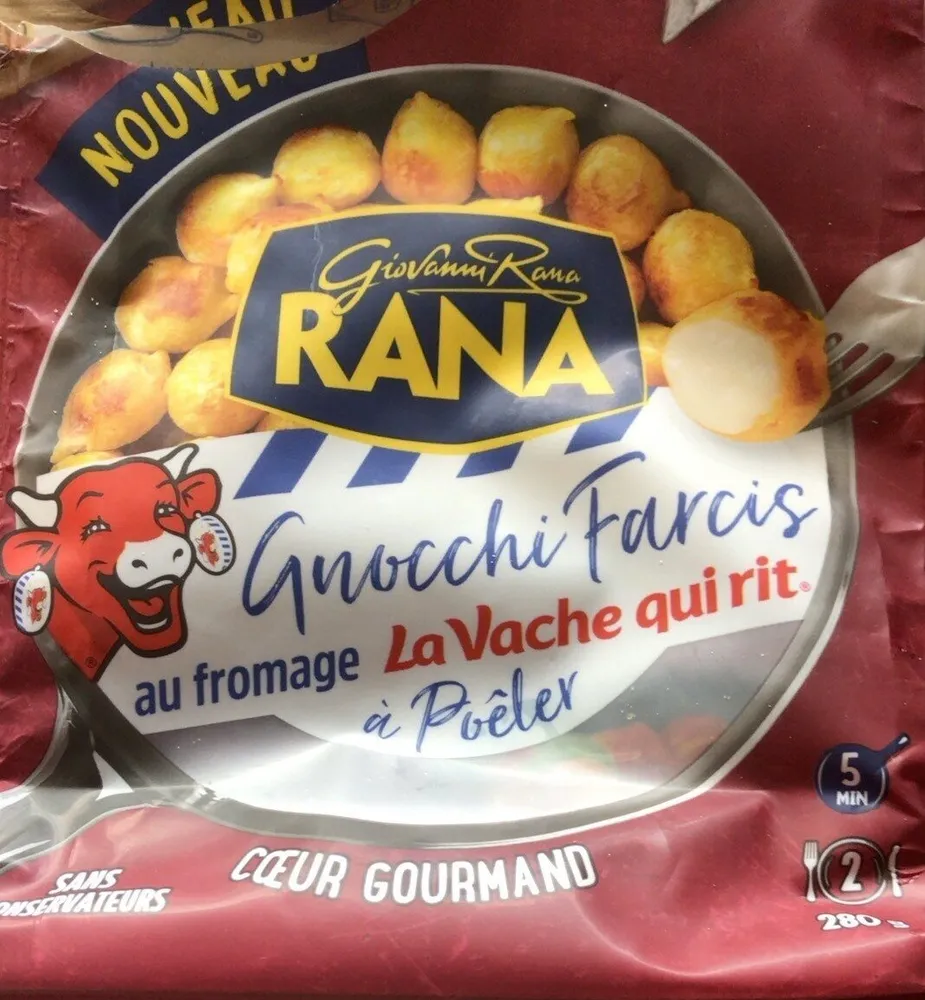 Gnocchi farcis au fromage La Vache qui rit