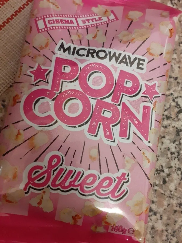 Microwave Popcorn (Sweet)
