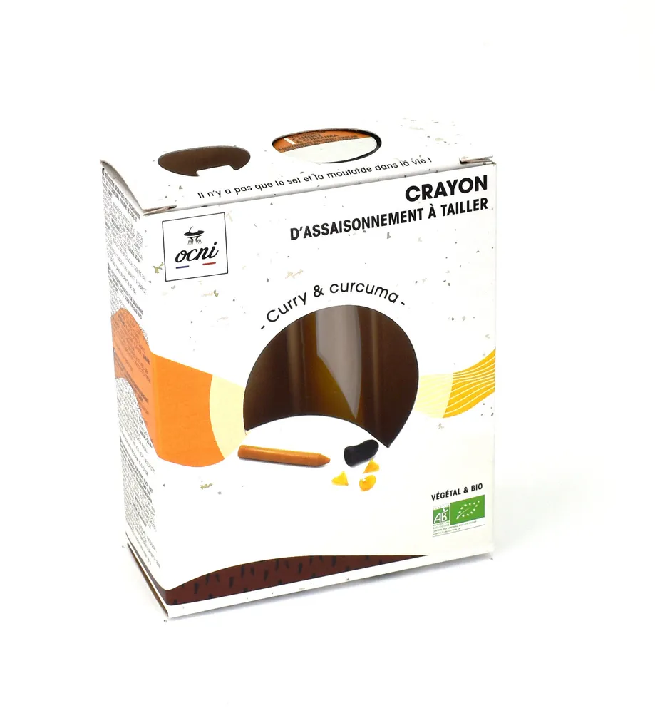 Crayon d'assaisonnement à tailler - Curry & curcuma (BIO)
