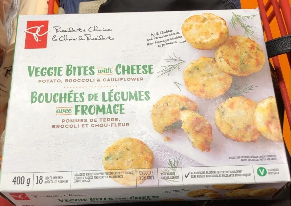 Veggie Bites with Cheese