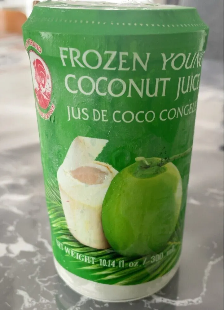 Jus de coco congelé