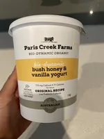 bush honey and vanilla yogurt