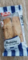 Madeleine nature aux oeufs frais