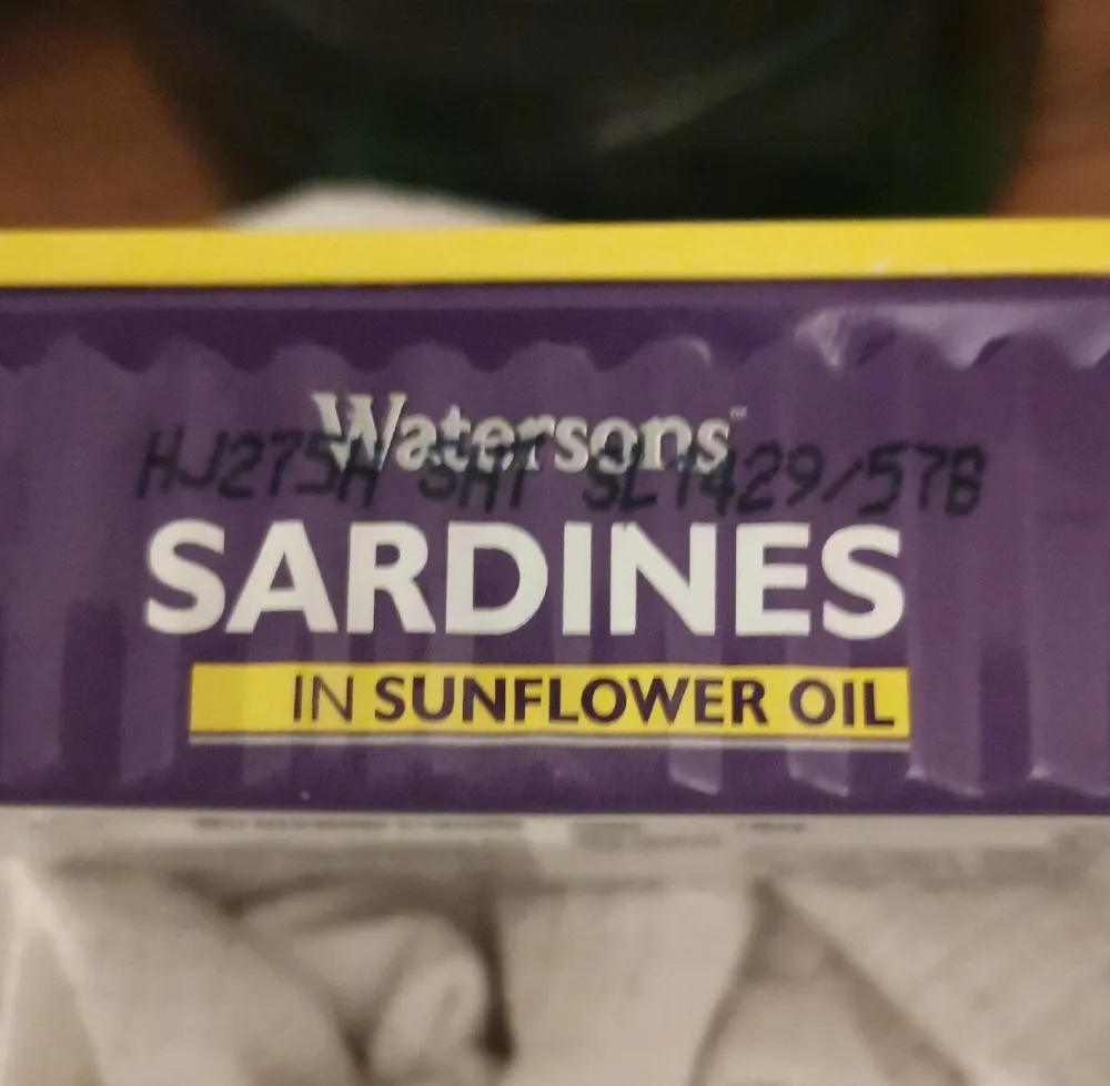 Sardines in sunflower oil