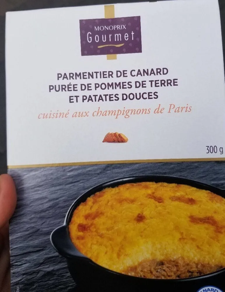 Parmentier de canard