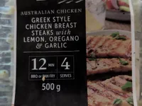 Greek Style Chicken Breast Steaks