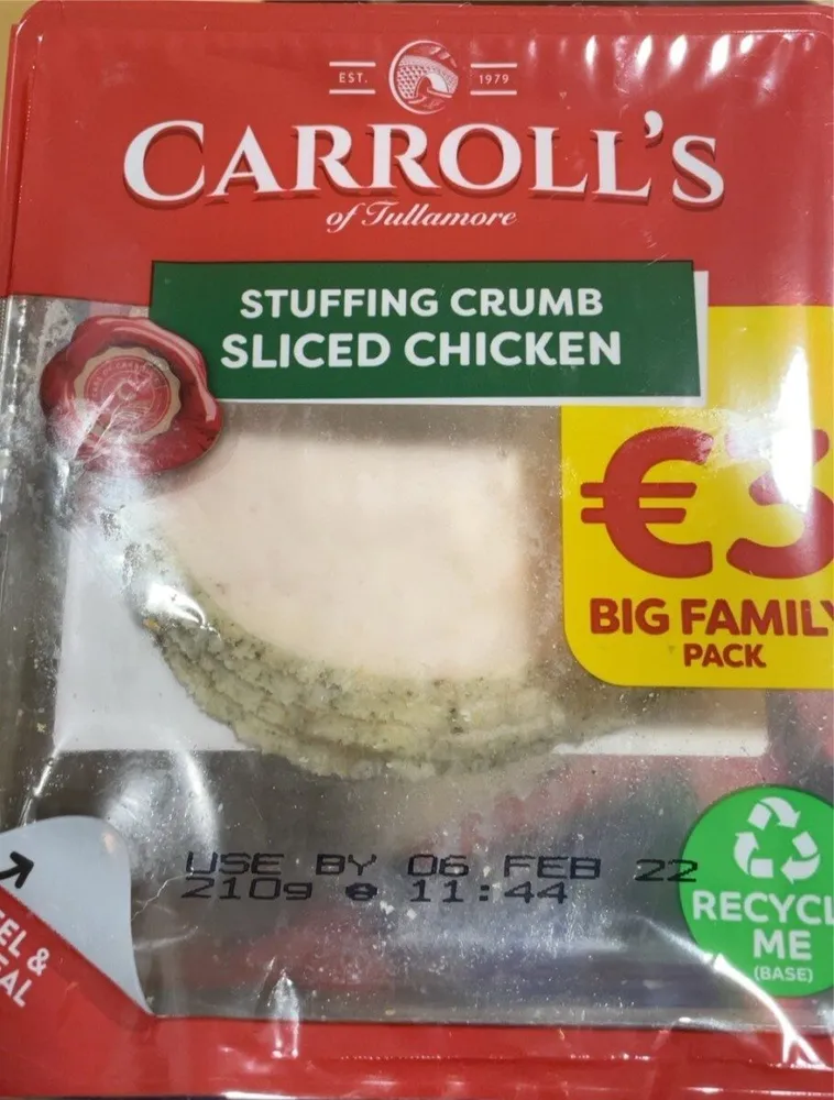 Stuffing crumb chicken