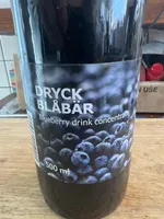 Boisson concentrée aux myrtilles - Dryck blåbär
