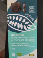 Belöning dark chocolate with coffee crunch
