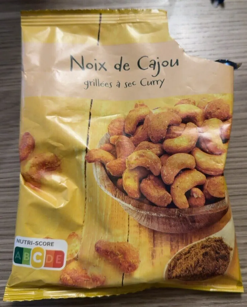 Noix de cajou grillées à sec Curry