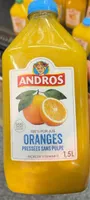 Jus d’orange sans pulpe