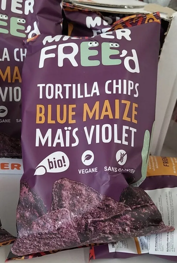 Tortilla maïs violet
