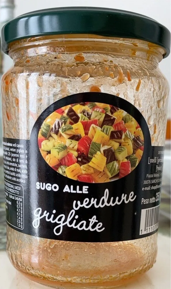 Sugo alle verdure grigliate