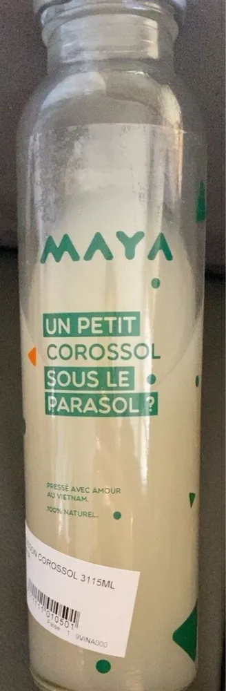 Un petit corossol sous le parasol