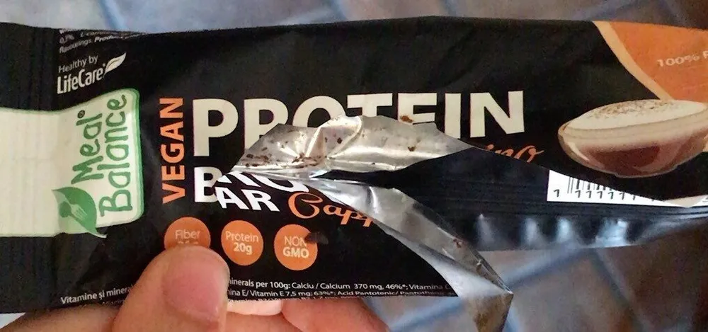 Protein bar cappuccino