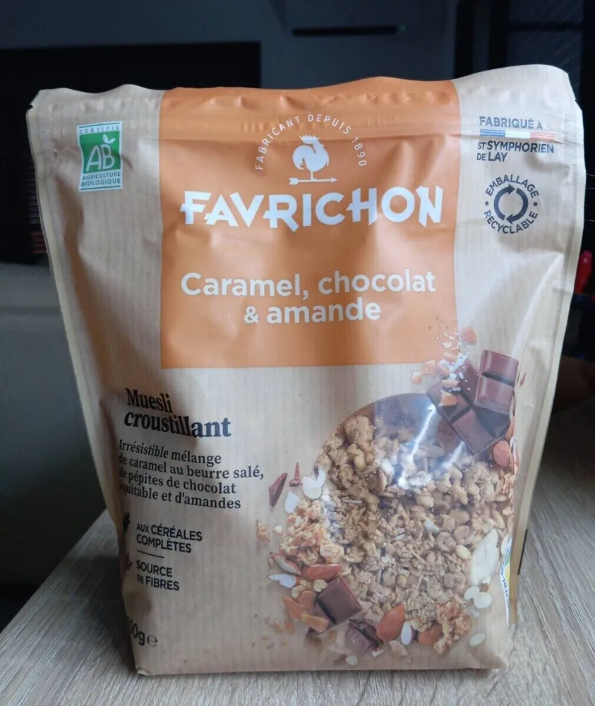 Caramel, chocolat et amande