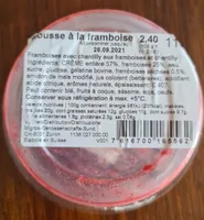 Mousse à la framboise