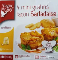 4 mini gratins façon Sarladaise