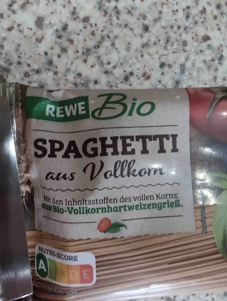 Spaghetti aus Vollkorn