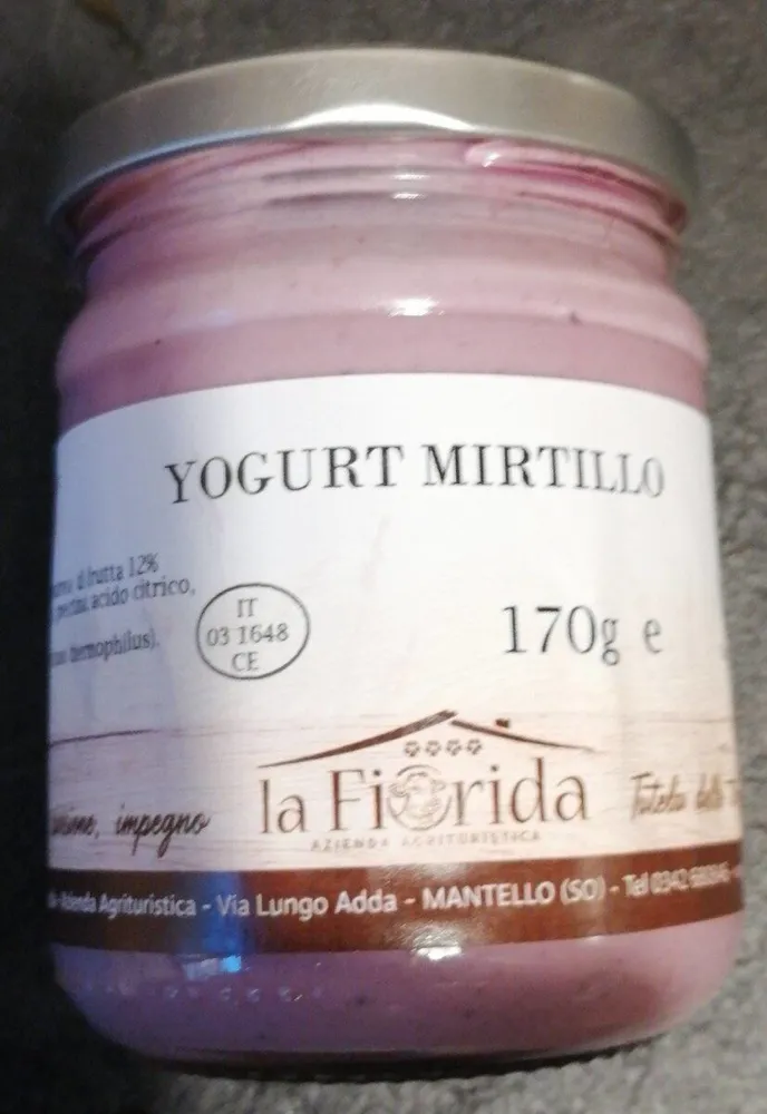 Yogurt mirtillo