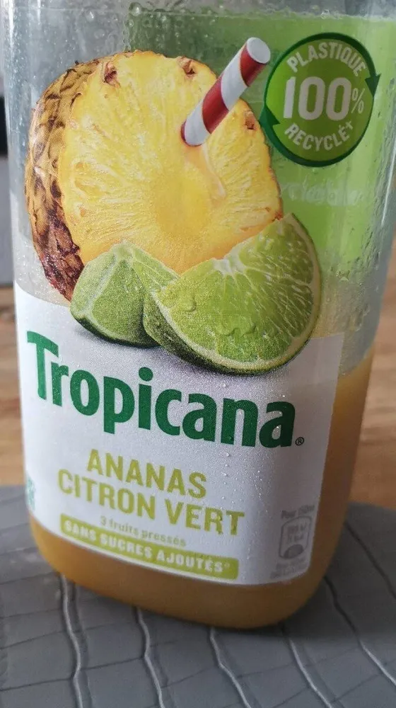 Tropicana ananas citron vert