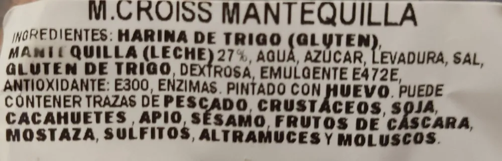 Mini croissant mantequilla