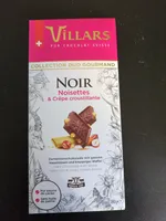 Noir noisettes et crêpes croustillante