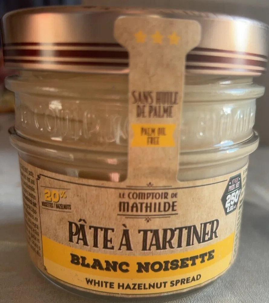 Pate a tartiner blanc noisette