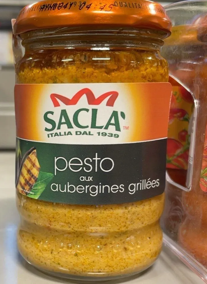Pesto aux Aubergines Grillées