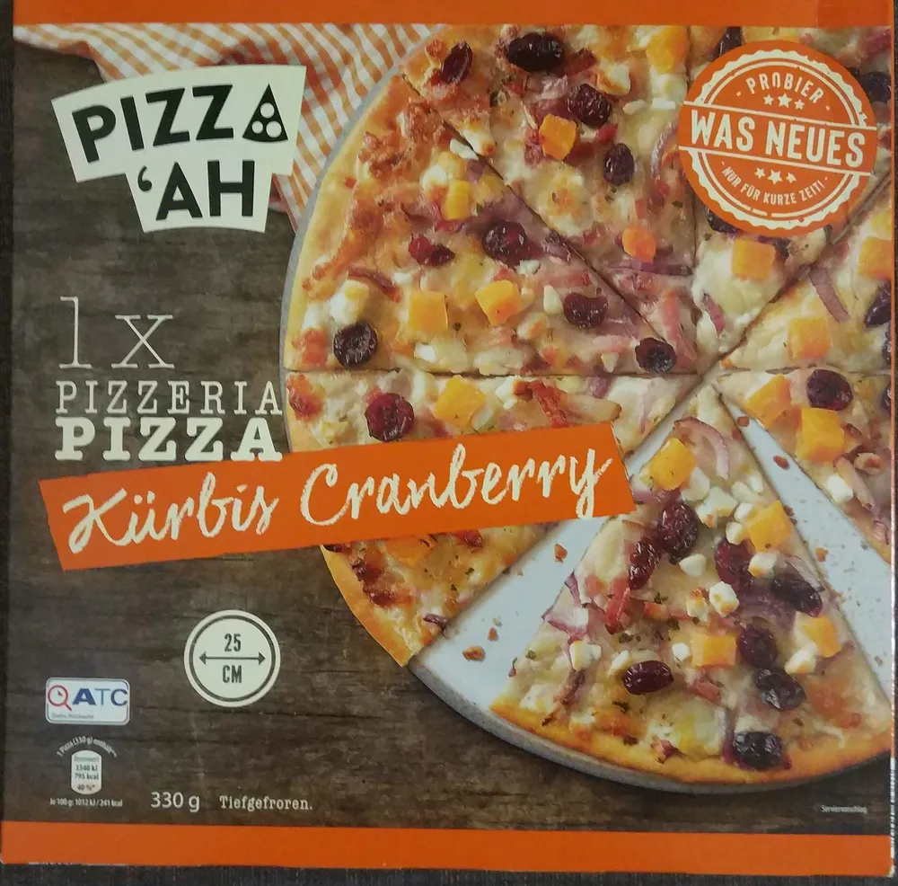 Pizza Kürbis-Cranberry