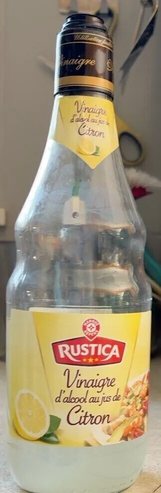 Vinaigre d’alcool au jus de Citron