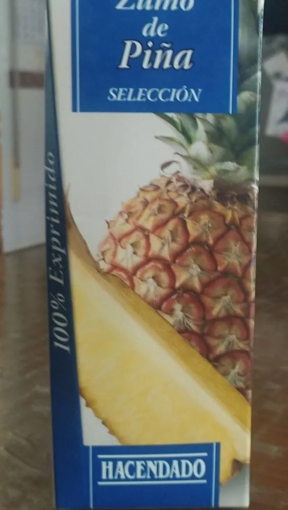 Zumo de piña