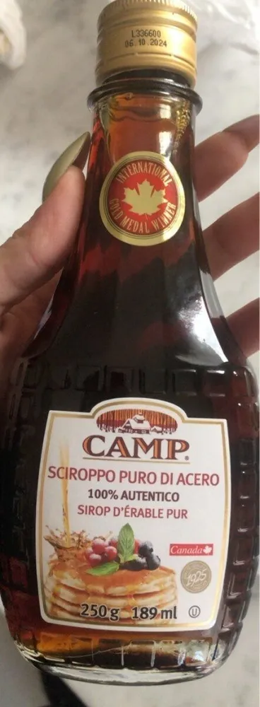 sciroppo puro di acero