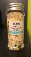 White chocolate stars