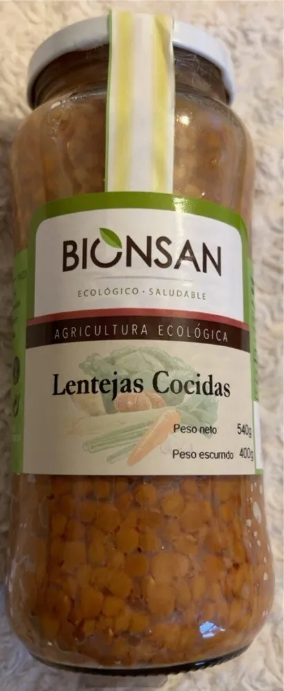 Lentejas cocidas