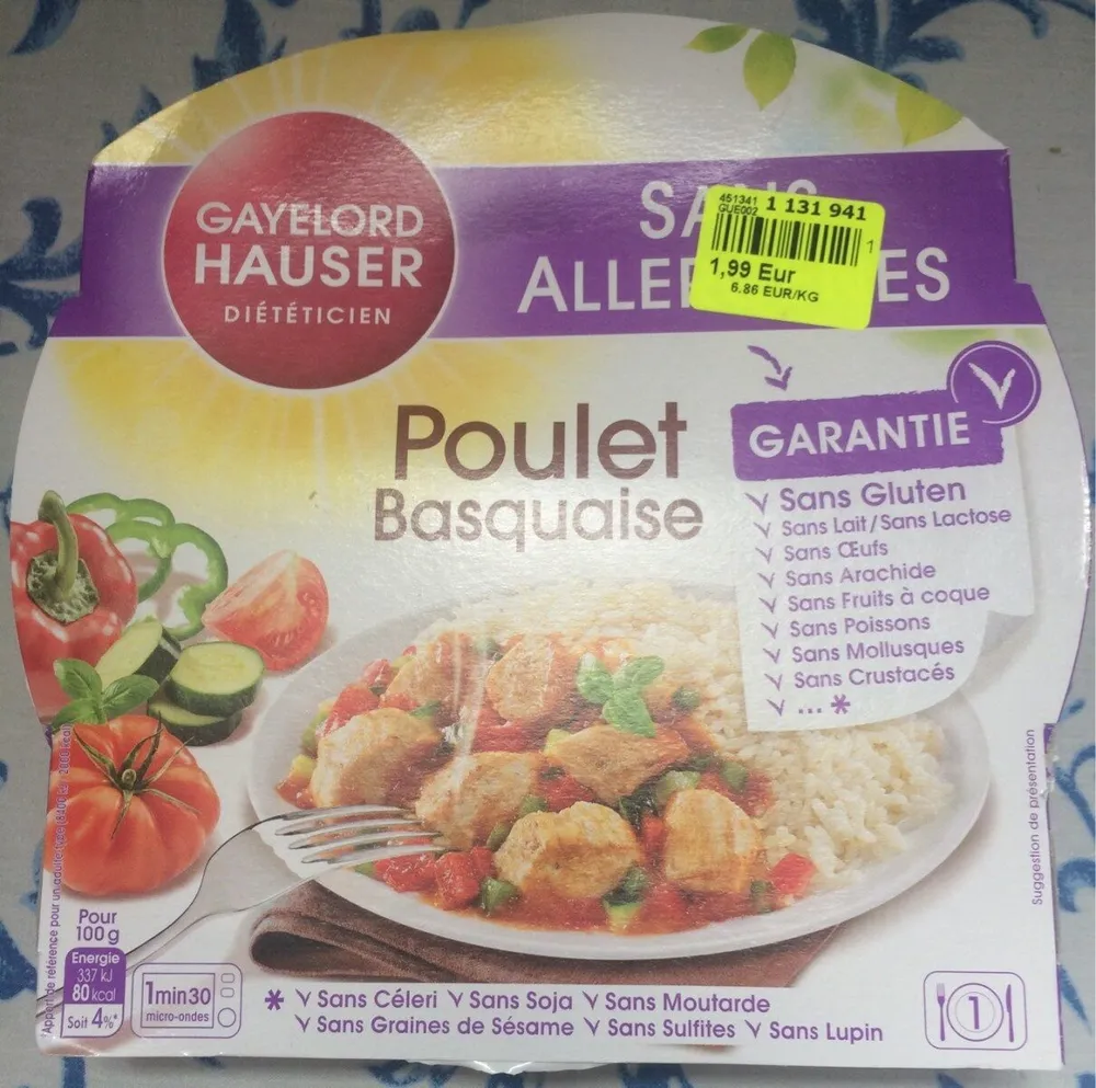 Poulet basquaise