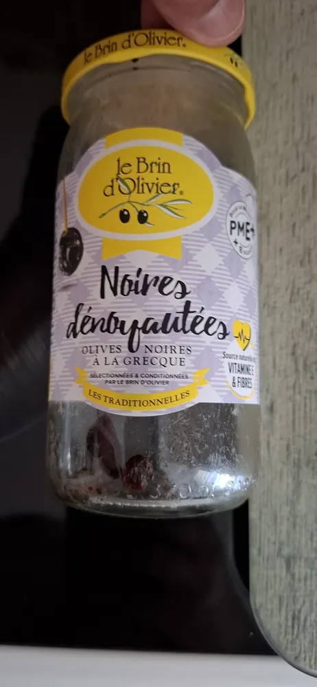 Olives noires à la grecque dénoyautées