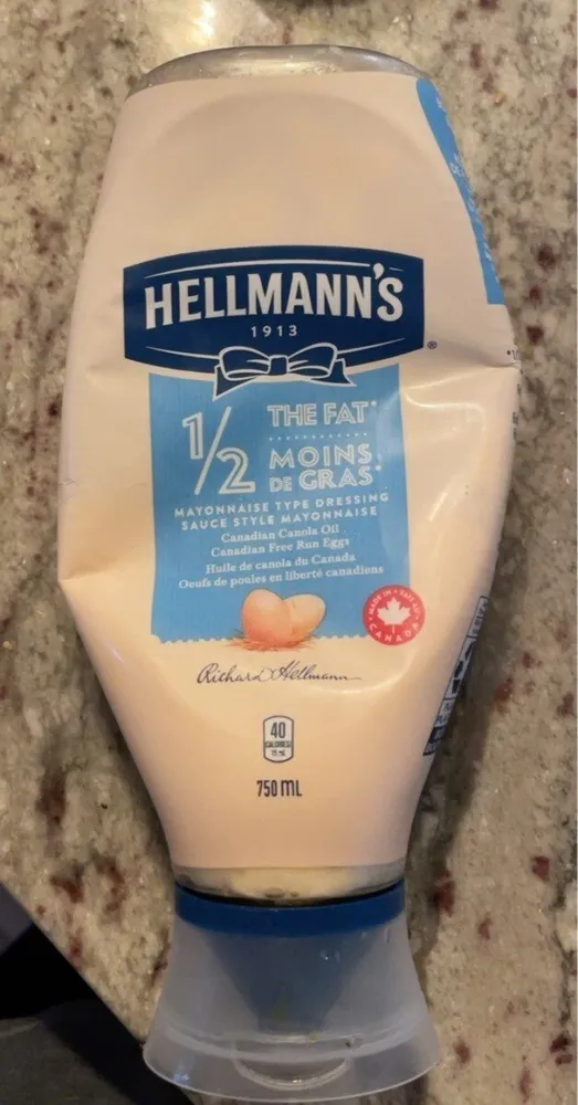 Hellmann’s half the fat mayonnaise