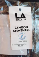 Sandwich La Baguette jambon emmental