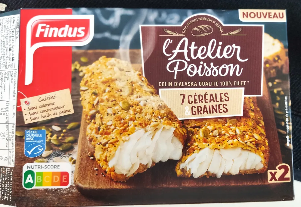 L'atelier Poisson 7 céréales & graines
