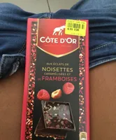 Noisettes caramélisées et franboises
